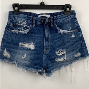 ZARA trafaluc denimwear high waisted ripped